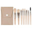 Luxury 8-Piece Travel Makeup Brush Set for Flawless Beauty - Korvel