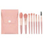 Luxury 8-Piece Travel Makeup Brush Set for Flawless Beauty - Korvel