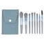 Luxury 8-Piece Travel Makeup Brush Set for Flawless Beauty - Korvel