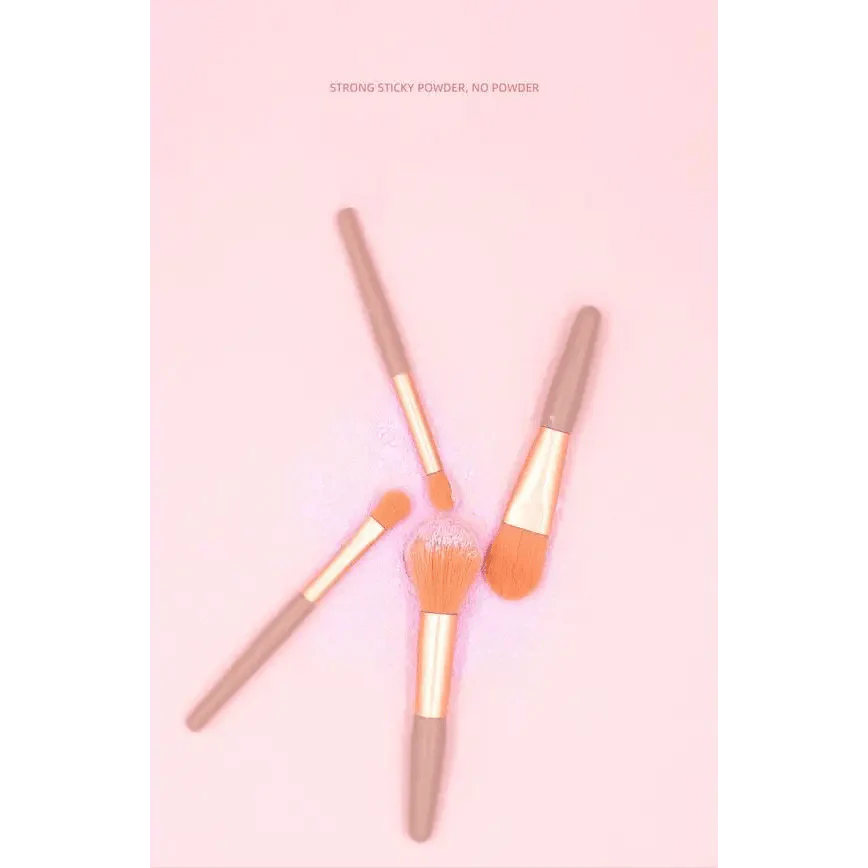 Luxury 8-Piece Travel Makeup Brush Set for Flawless Beauty - Korvel