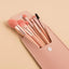 Luxury 8-Piece Travel Makeup Brush Set for Flawless Beauty - Korvel