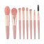 Luxury 8-Piece Travel Makeup Brush Set for Flawless Beauty - Korvel