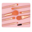 Luxury 8-Piece Travel Makeup Brush Set for Flawless Beauty - Korvel