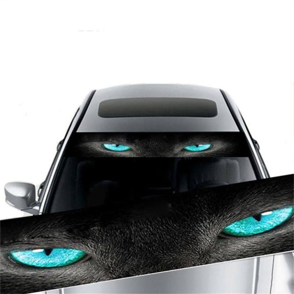 Creative 3D Skull Windshield Sticker for Cars