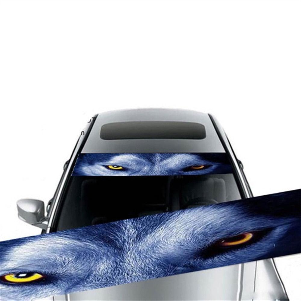Creative 3D Skull Windshield Sticker for Cars