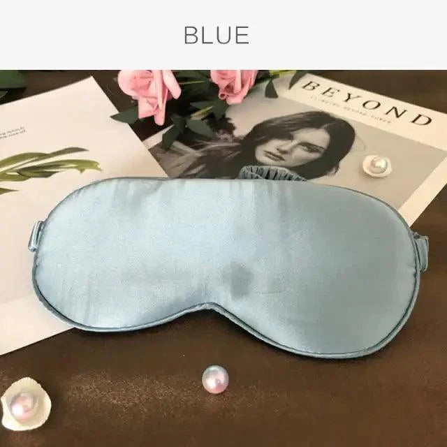 Masque de sommeil en soie de mûrier premium avec bande élastique