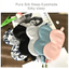 Masque de sommeil en soie de mûrier premium avec bande élastique