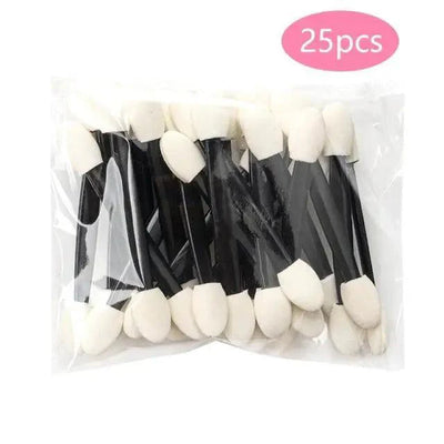 25 Pcs Professional Dual-Sided Eyeshadow Applicator Set