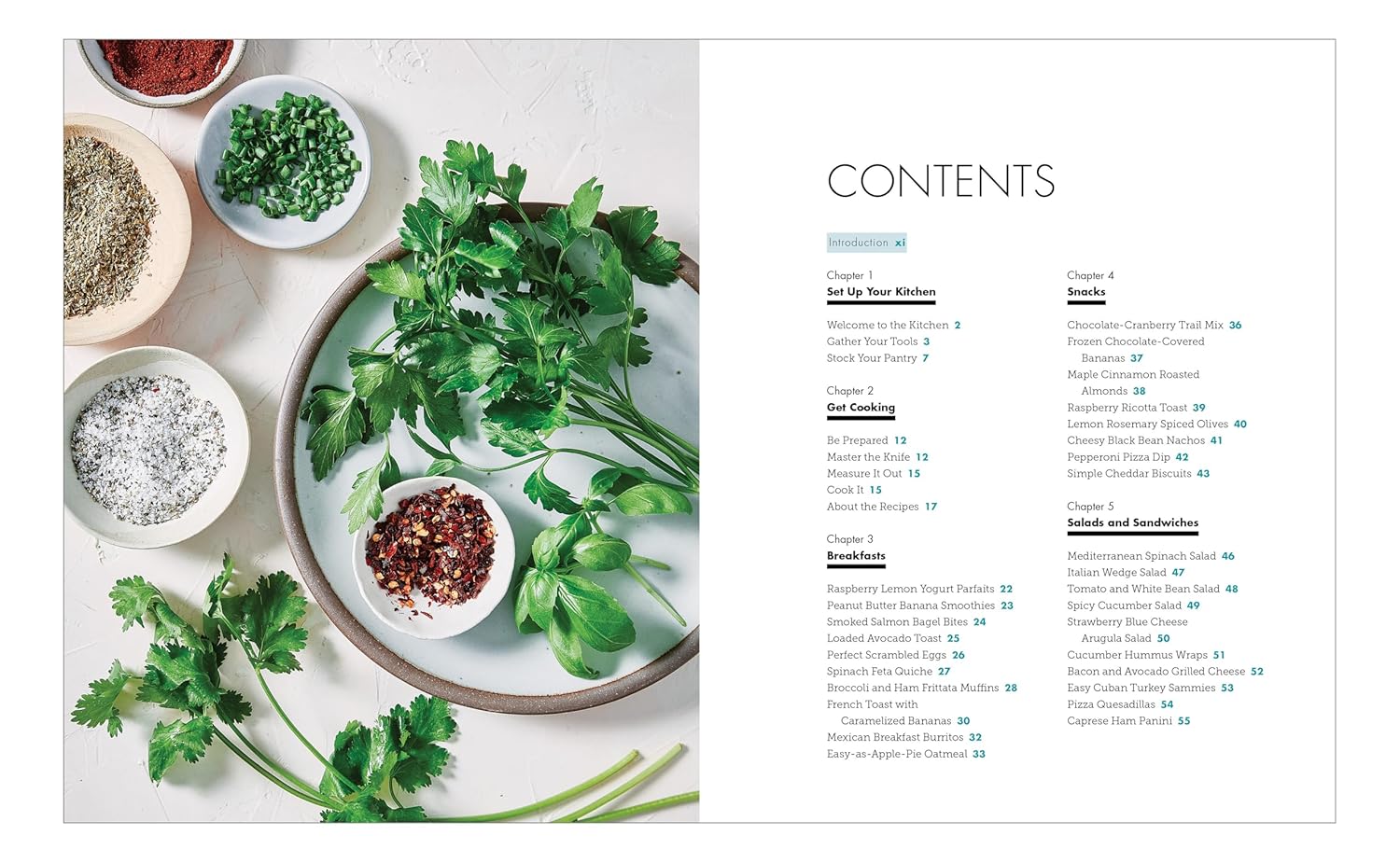 Super Easy Cookbook for Beginners: 5-Ingredient Recipes and Essential Techniques to Get You Started in the Kitchen (Spiral Bound) - Korvel
