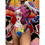 Conjunto de Bikini de Manga Larga con Estampado de Tigre para Mujeres