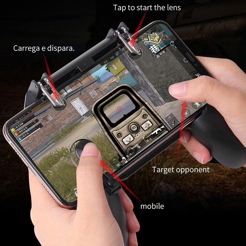 Controlador de Gamepad con Gatillo de Joystick Negro Sostenible