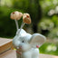 Sweet Baby Elephant - Cute Resin Car Ornament with Swaying Balloons