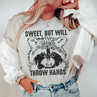 Camiseta dulce pero que tirará las manos