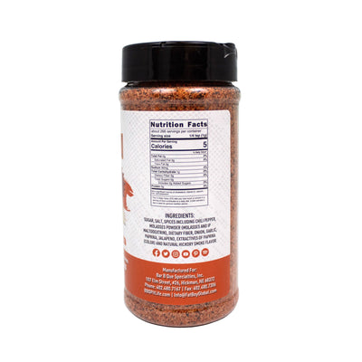 Sweet Natural Gluten Free BBQ Rub 9.4 oz - Korvel