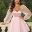 Sweetheart Neck Balloon Sleeve Mini Dress - Korvel