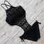 Maillot de bain une pièce élégant sans dos pour femmes