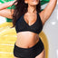 Conjunto de Bikini Impreso de Talle Alto para Mujeres Talla Grande