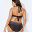 Conjunto de Bikini Impreso de Talle Alto para Mujeres Talla Grande
