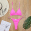 Ensemble de Micro Bikini Noir Élégant pour Femmes