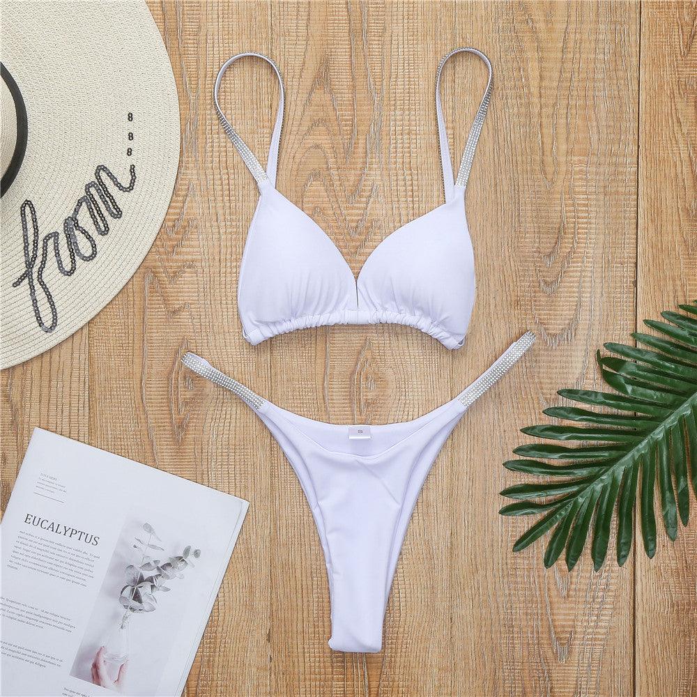 Ensemble de Micro Bikini Noir Élégant pour Femmes