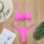 Ensemble de Micro Bikini Noir Élégant pour Femmes