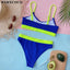 Ribbed High Waist Bikini Set for Women