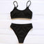 Ensemble de bikini triangle classique Allurelation pour femmes