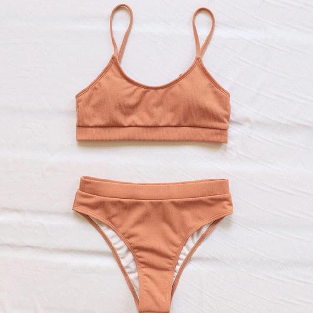 Ensemble de bikini triangle classique Allurelation pour femmes