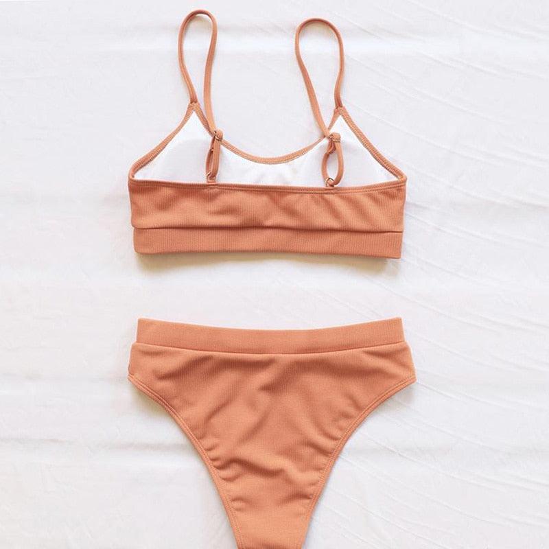 Ensemble de bikini triangle classique Allurelation pour femmes