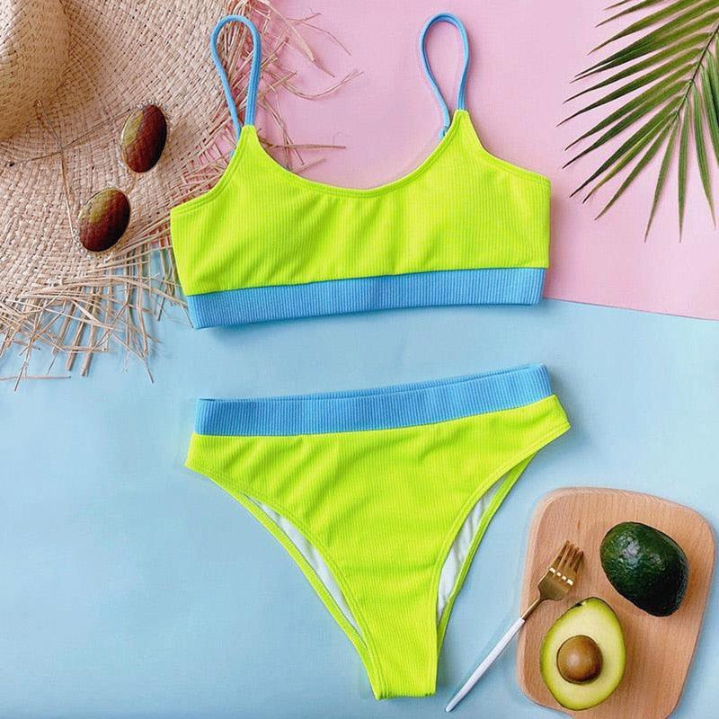 Ensemble de bikini triangle classique Allurelation pour femmes