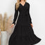 Robe à manches volantées en surplis à pois suisses