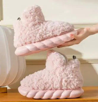 Zapatos de Invierno Acogedores de Pana