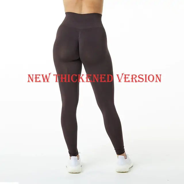 Leggings taille haute à fronces pour femmes
