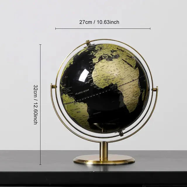 Globo de Escritorio con Mapa Retro para Decoración del Hogar y la Oficina