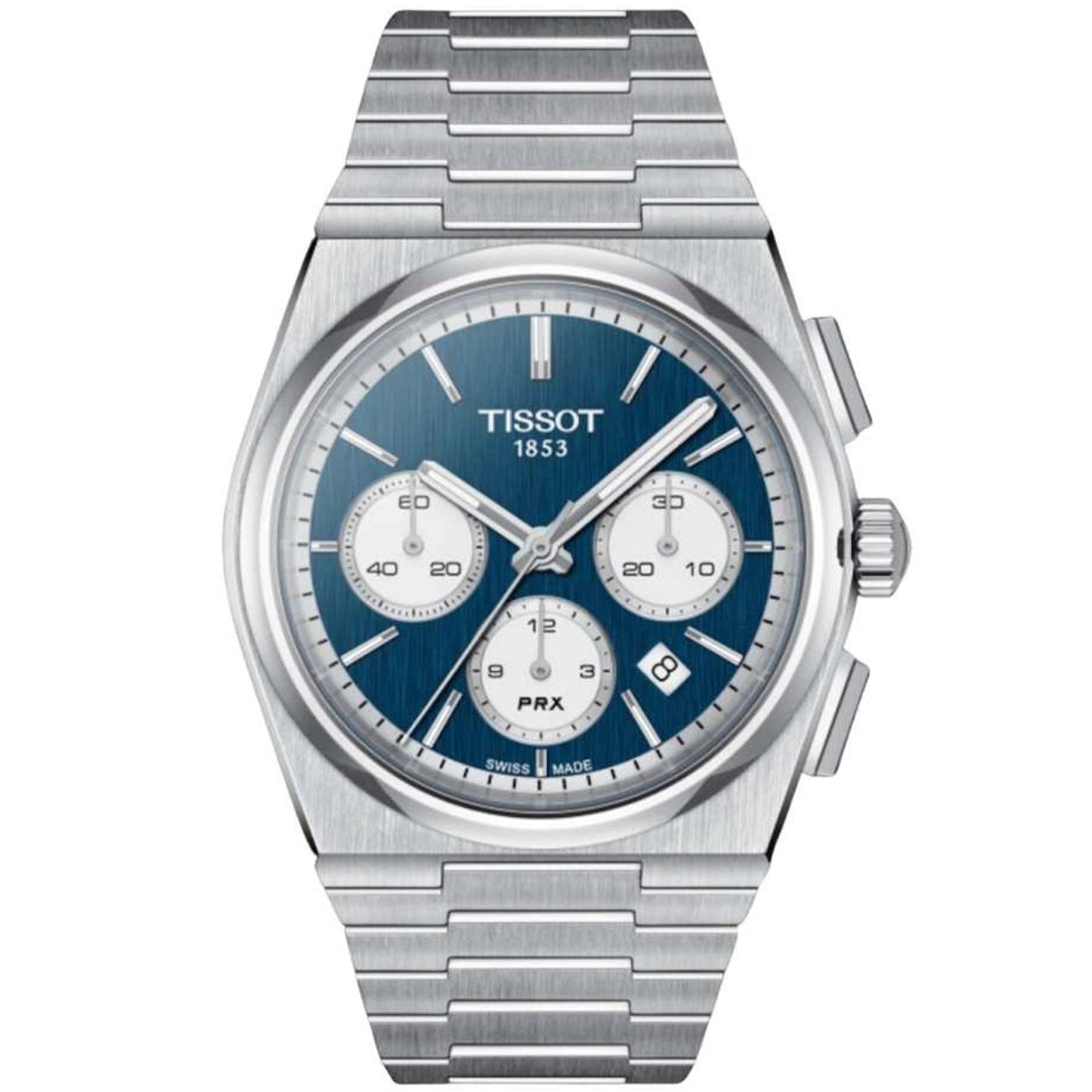 Montre chronographe automatique Tissot pour homme PRX