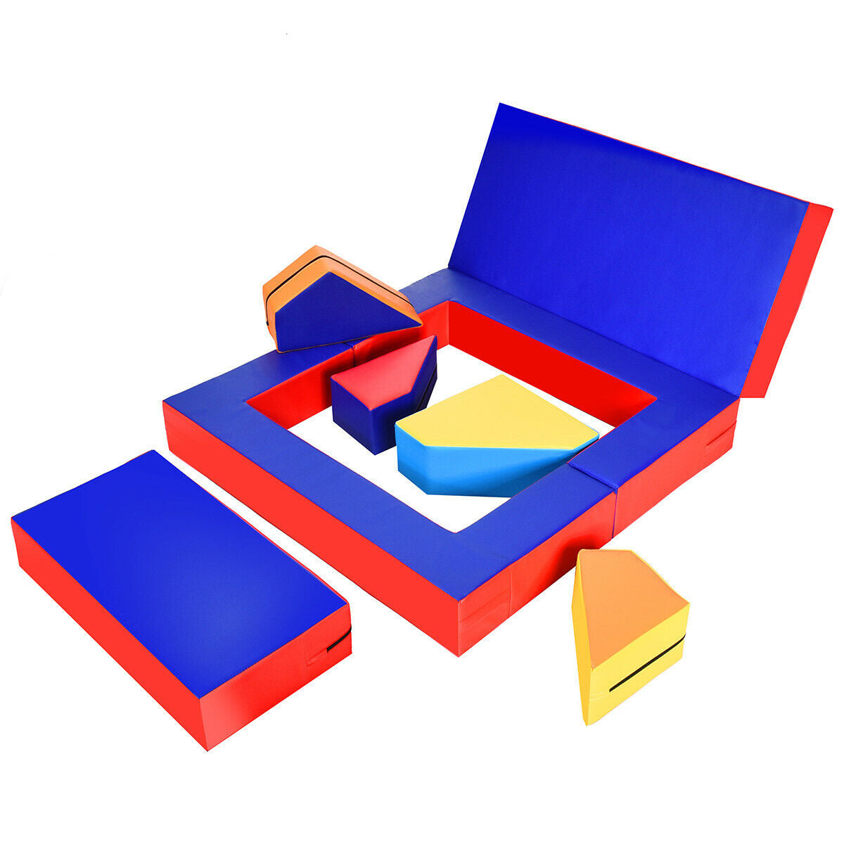 4-in-1 Crawl Climb Foam Shapes Playset for Toddlers