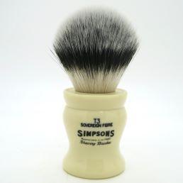 Brocha de Afeitar Simpson Tulip T3 de Fibra Sintética de Grado Soberano