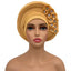 Elegant Floral Auto Gele Headwrap - 2024 African Turban
