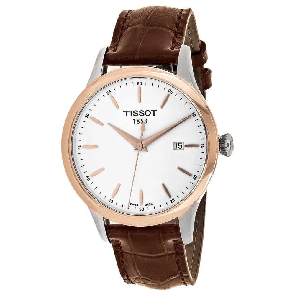 Tissot Men's Classic Watch with Leather Strap