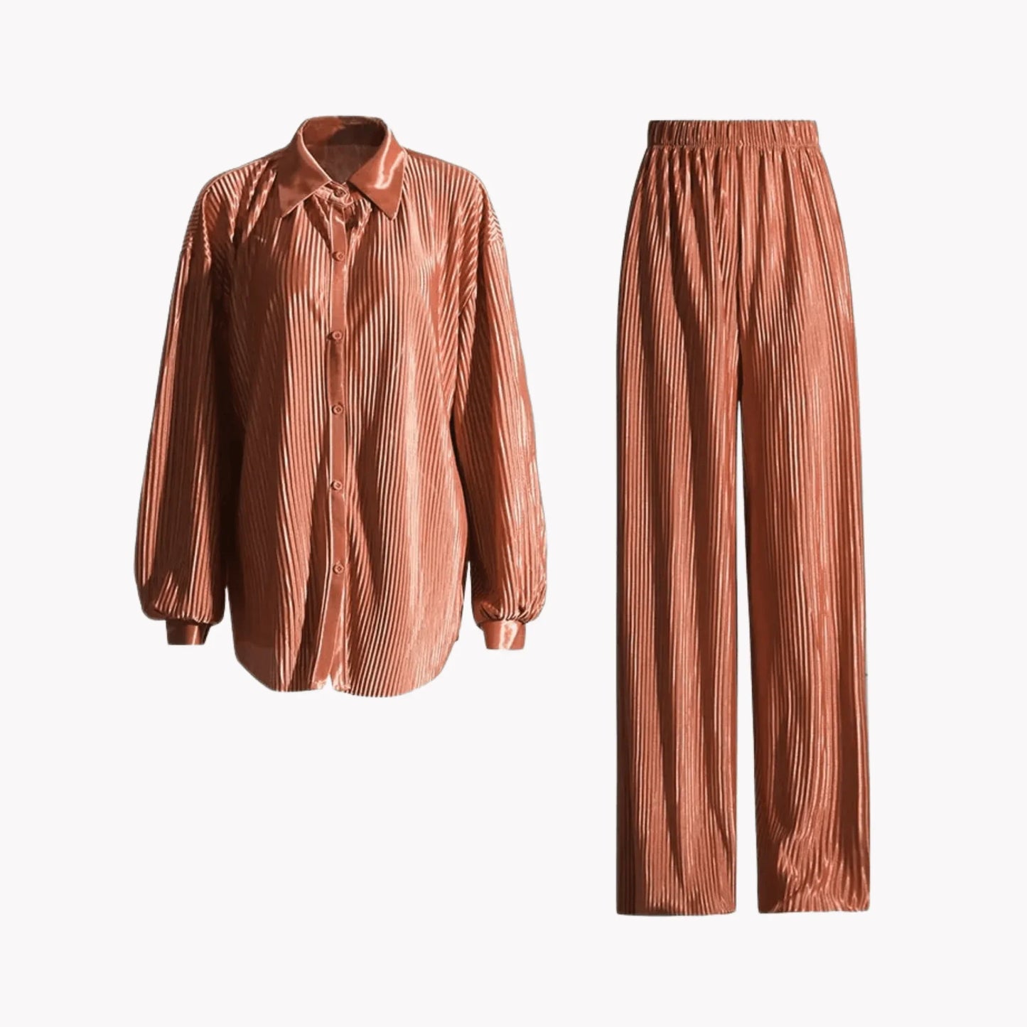 Elegant Pleated Set for Women