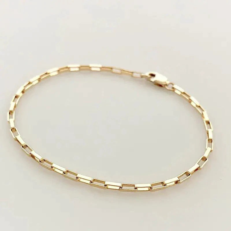 Handcrafted Luxury Gold Chain Bracelet