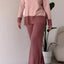 Costume Pantalon Large à Assortiment de Couleurs Chic pour Femmes
