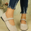 Soft Work High Heel Black Cloth Shoes