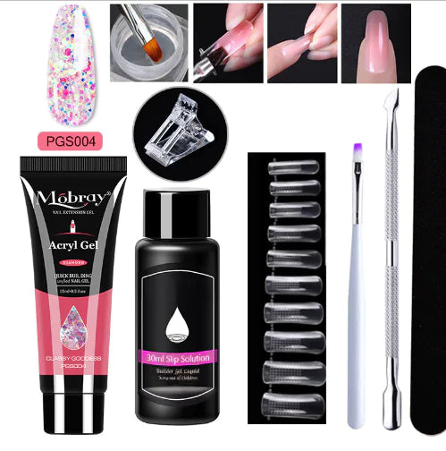 Premium Poly Nail Gel Set for Stunning Nail Art