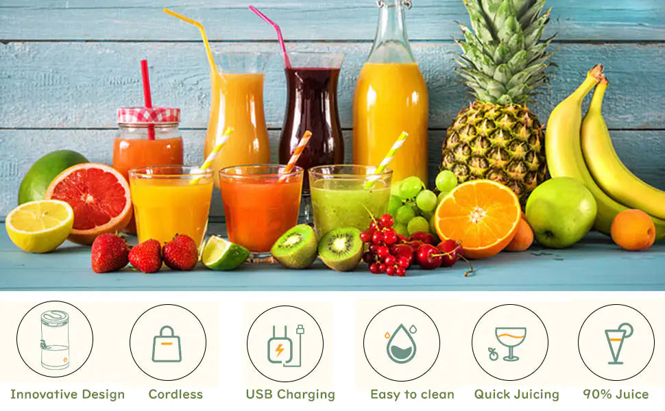 Juice-O-Matic™ Juicer - Effortless Fresh Juice at Home