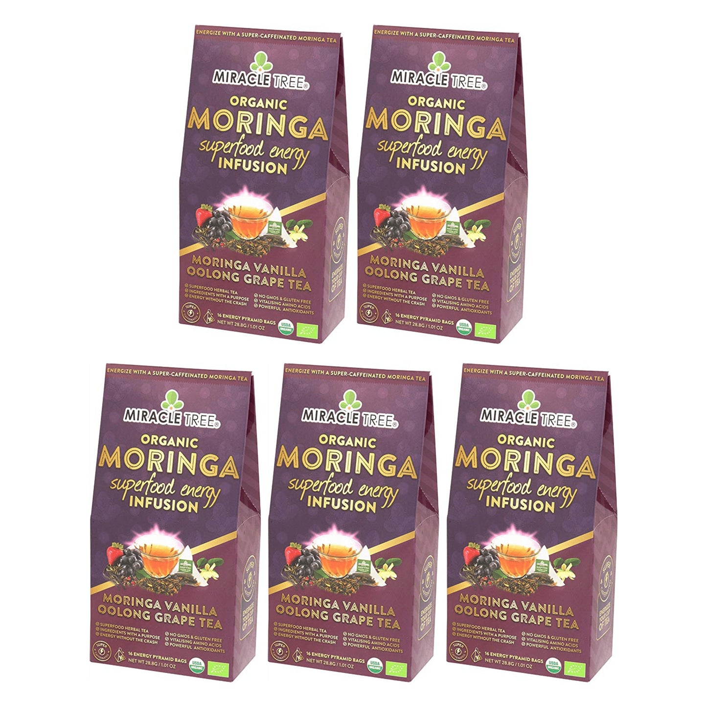 Moringa Energy Tea - Grape Vanilla Blend