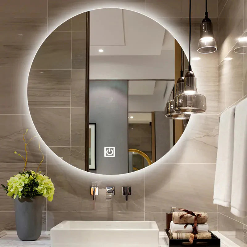 Miroir de salle de bain LED avec rétroéclairage ajustable
