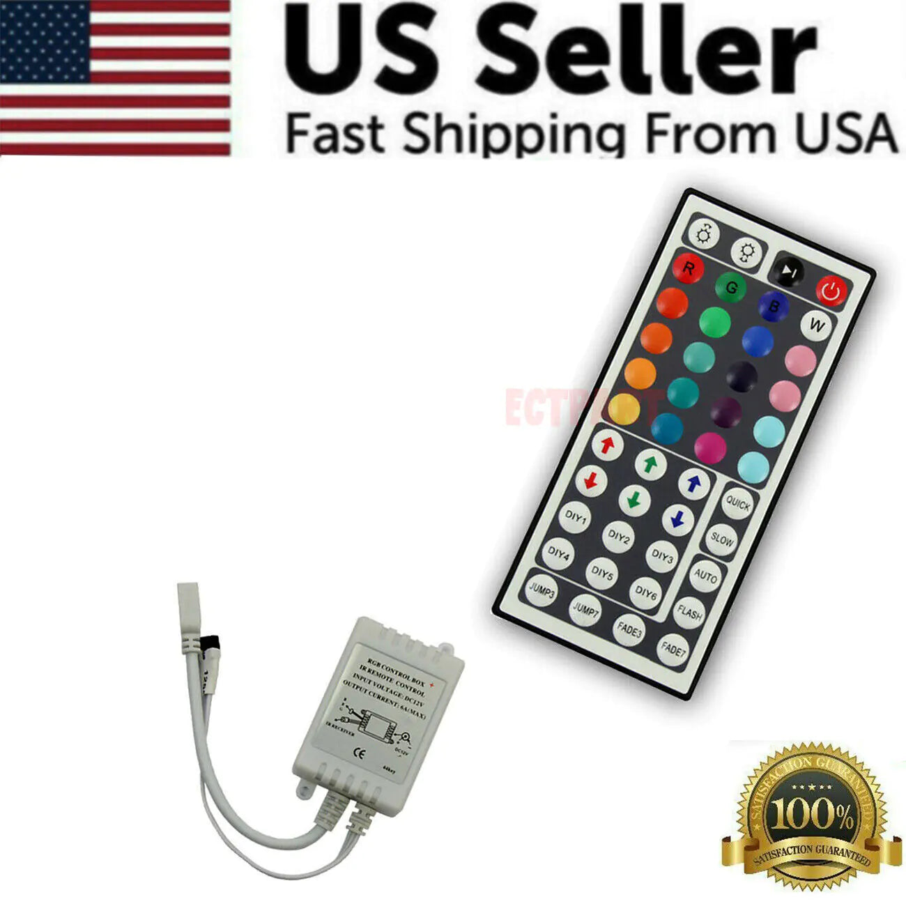 Rubans LED RGB flexibles de 32 pieds avec télécommande