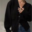 Fashion V-neck Sweater Coat for Women - Stylish Short and Long Sleeves