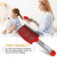 Brosse Démêlante Hairstreaq - Brosse Aérée Premium pour Tous Types de Cheveux